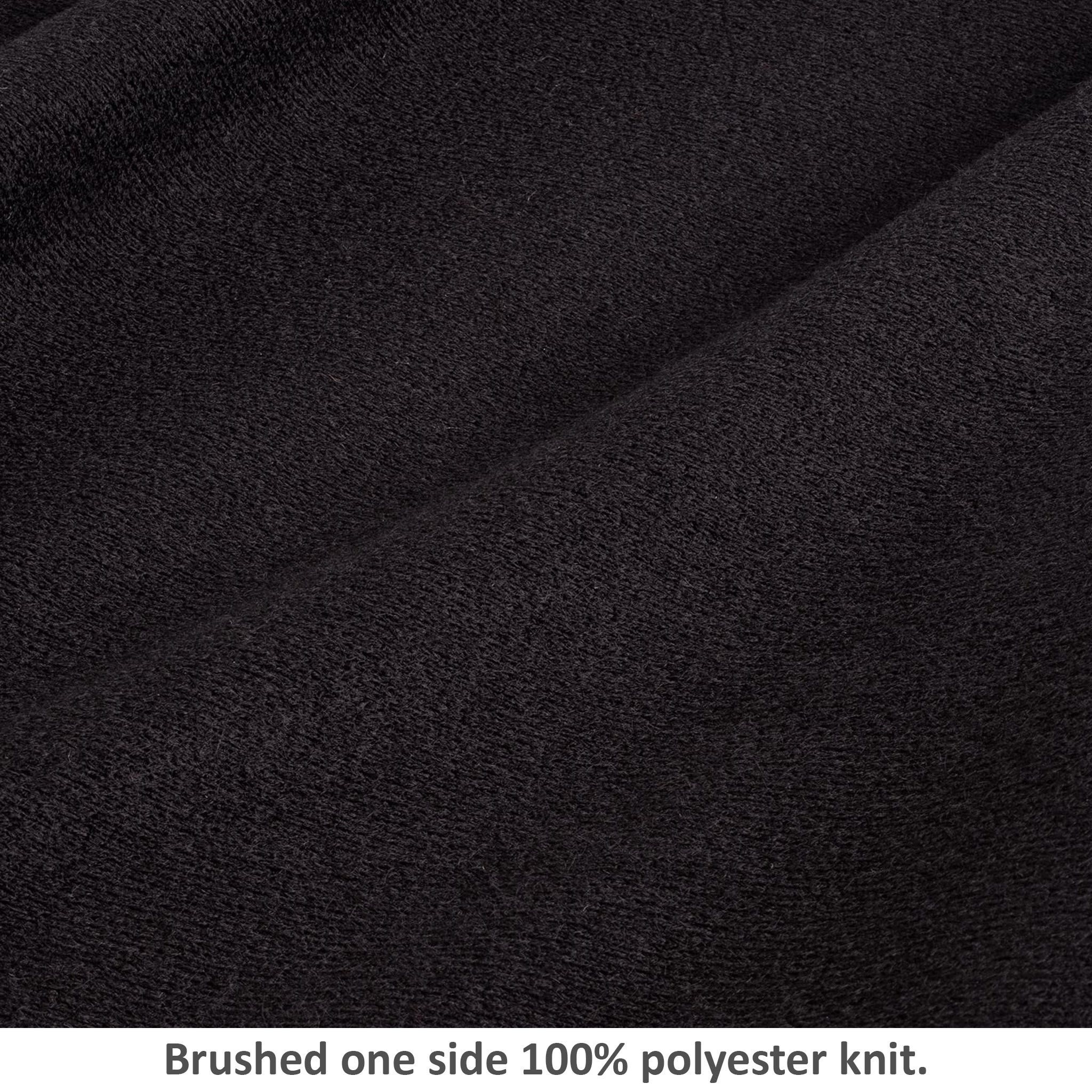 BRUSHED TRICOT BLACK