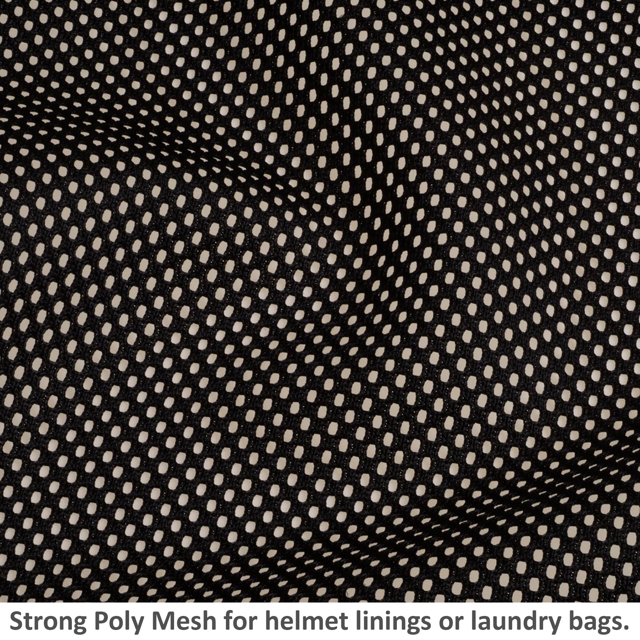 HEAVY POLY MESH BLACK