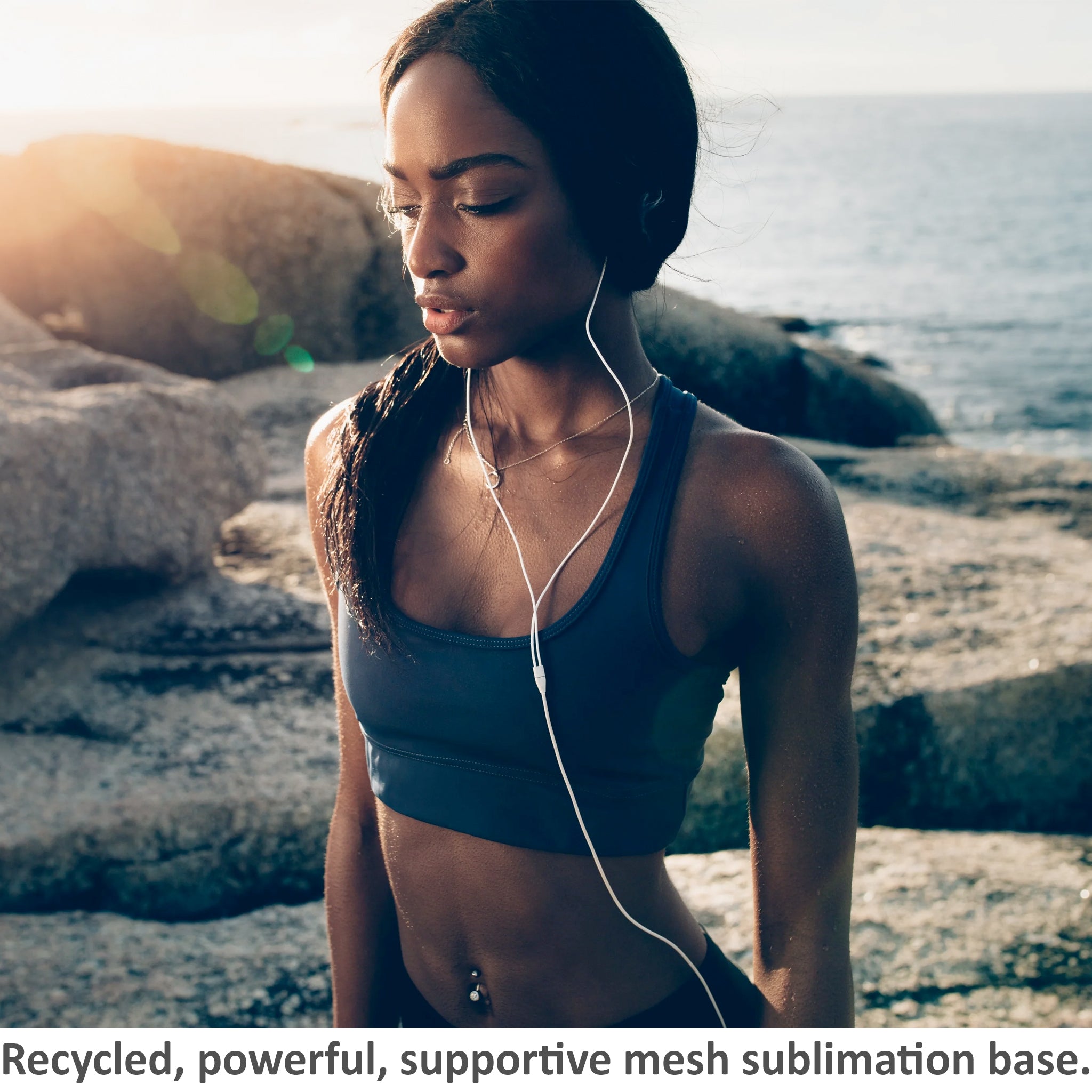 POWER MESH WHITE SUB RECYCLE